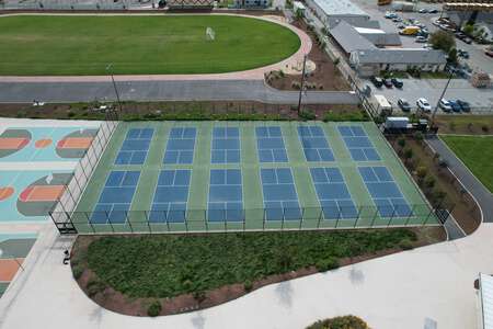 South Valley Middle School Pickleball Courts in Gilroy