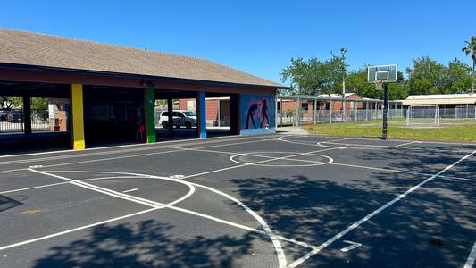 Bonita Springs Elementary School Blacktop / Basketball Courts in Bonita Springs