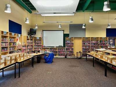 Greenacres Middle School Library in Spokane Valley