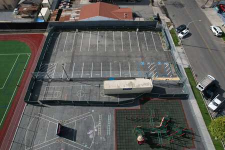 Edison Elementary School Parking Lot in San Diego 2