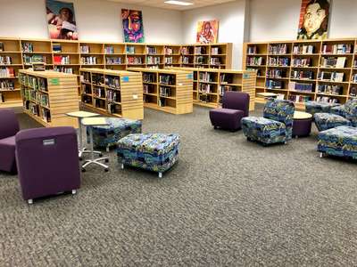 Ridge View High School Library in Columbia