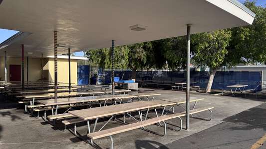 Birney Elementary School Lunch Arbor in San Diego