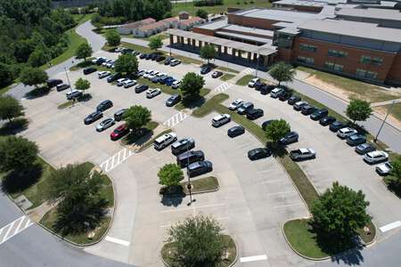 Meadow Glen Middle School Parking Lot - Side in Lexington 2
