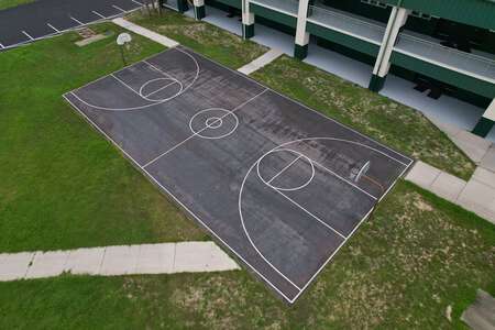 Gulf Middle School Outdoor Basketball Courts in New Port Richey