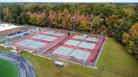 Kempsville High School Tennis Courts in Virginia Beach