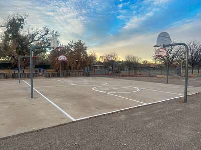 Corrales Elementary School Outdoor Basketball Courts in Corrales