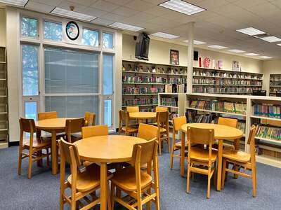 Paul W. Bell Middle School Library in Miami