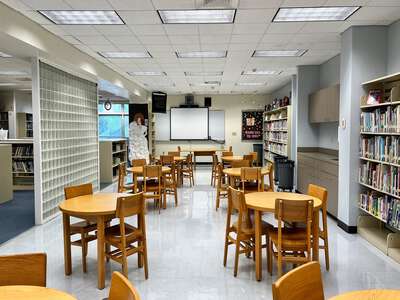 Paul W. Bell Middle School Library in Miami