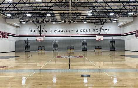 Dr. Don P. Woolley Middle School Competition Gym in Mesquite