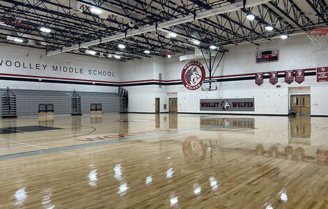 Dr. Don P. Woolley Middle School Competition Gym in Mesquite