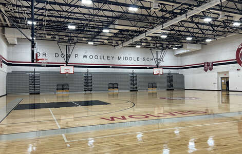 Dr. Don P. Woolley Middle School Competition Gym in Mesquite