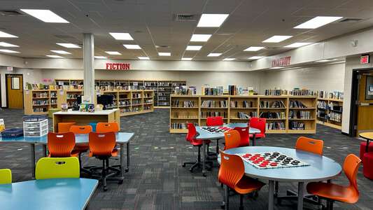 Fort Daniel Elementary School Library in Dacula