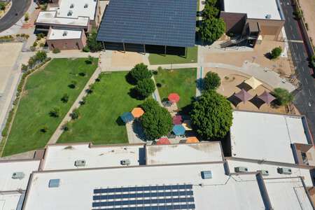 Madison No. 1 Middle School Outdoor Courtyard Area in Phoenix