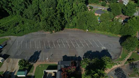 Albemarle Road Elementary School Parking Lot - Side in Charlotte 2