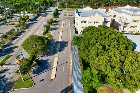 Fort Lauderdale High School Parking Lot - Front in Fort Lauderdale