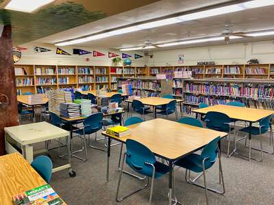 O'Farrell Charter School (K-12) Library in San Diego