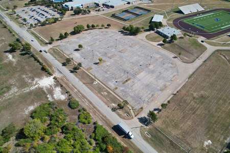 Wilmer Hutchings High School Parking Lot - Football Field in Dallas 3