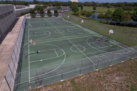 Anclote High School Outdoor Basketball Courts in Holiday
