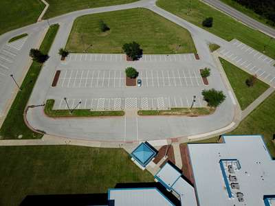 Bingham Middle School Parking Lot - Front in Independence