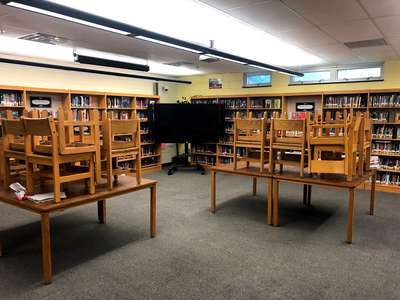 Lexington Middle School Media Center in Lexington