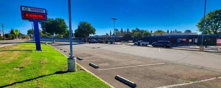 Moreno Elementary School Parking Lot - Front in Montclair