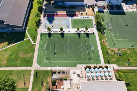 Community Outreach Academy Elementary School Pavilion Small Soccer Field in McClellan Park 2