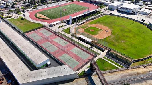 Paramount High School Senior Campus Tennis Courts in Paramount
