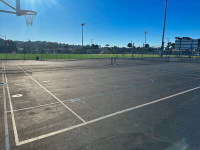 Correia Middle School Outdoor Basketball Courts in San Diego