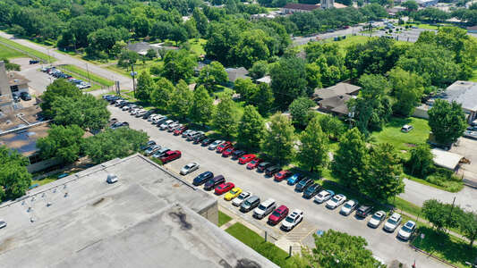 Fonville Middle School Parking Lot - Front in Houston