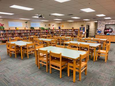 Cypress Springs Elementary School Media Center in Orlando