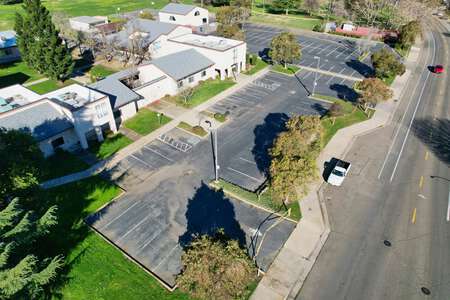 Calvine High School Parking Lot - Front in Sacramento