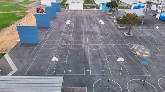 Rea Elementary School (K-6) Outdoor Basketball Courts in Costa Mesa