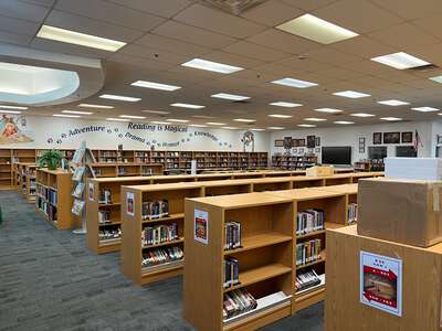 Johnston - Carroll M. Middle School Library in North Las Vegas