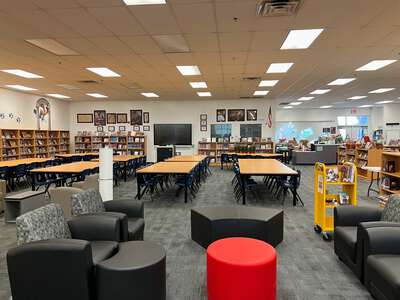 Johnston - Carroll M. Middle School Library in North Las Vegas