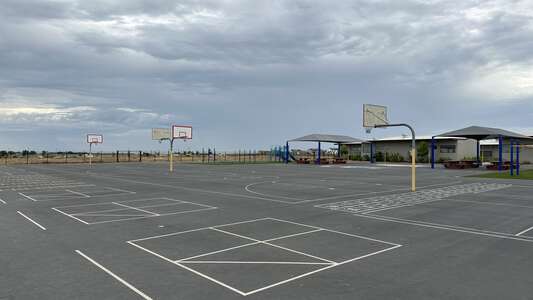 Riego Creek Elementary School Outdoor Basketball Courts in Roseville