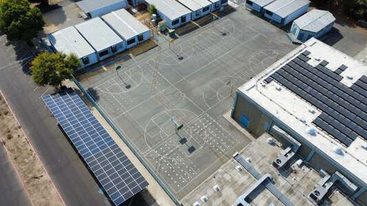 Park Middle School Outdoor Basketball Courts in Antioch