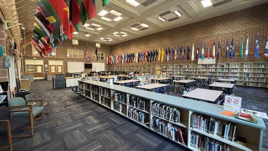 Lake City High School Library in Coeur d' Alene