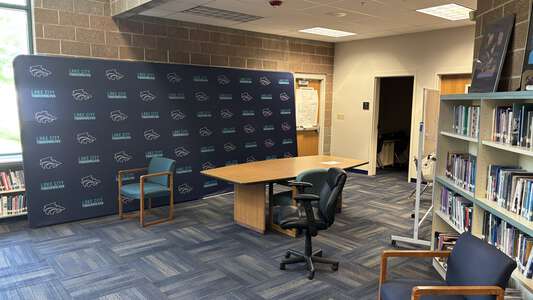 Lake City High School Library in Coeur d' Alene