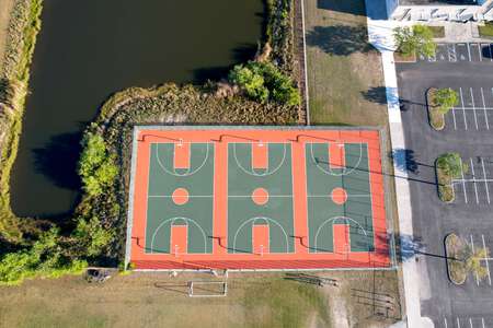 Dunbar High School Blacktop / Basketball Courts in Fort Myers