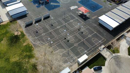 Sundown Elementary School Outdoor Basketball Courts in Lancaster 2