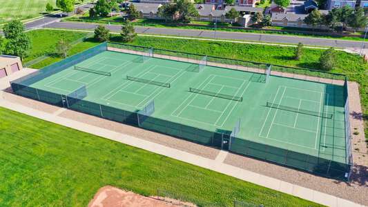 Silver Hills Middle School Tennis Courts in Northglenn
