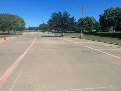 Cora Spencer Elementary School Parking Lot - Front in Mansfield