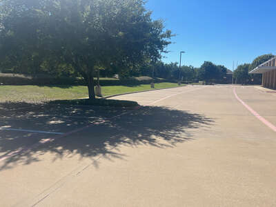 Cora Spencer Elementary School Parking Lot - Front in Mansfield