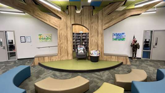 Neal Dow Elementary School Library in Chico