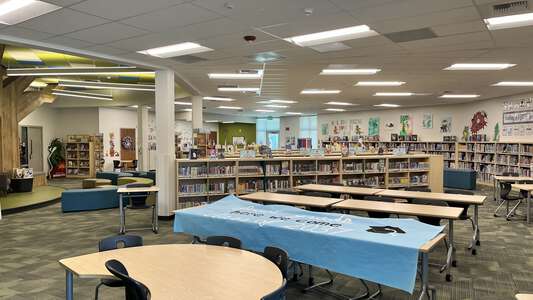 Neal Dow Elementary School Library in Chico