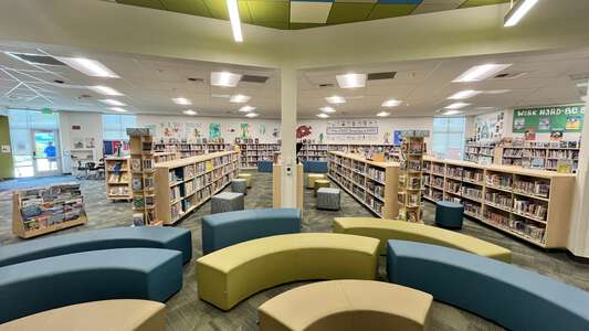 Neal Dow Elementary School Library in Chico
