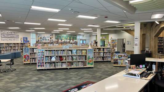 Neal Dow Elementary School Library in Chico