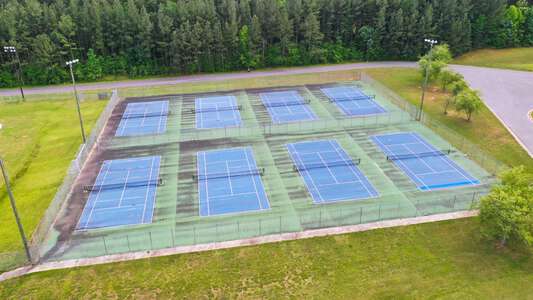 Southern School of Energy and Sustainability Tennis Courts in Durham