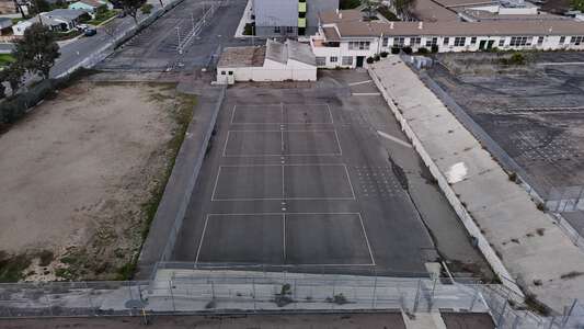 Mann Middle School Volleyball Courts in San Diego