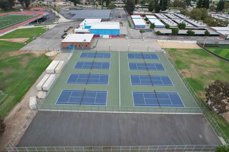 Ganesha High School Tennis Courts in Pomona